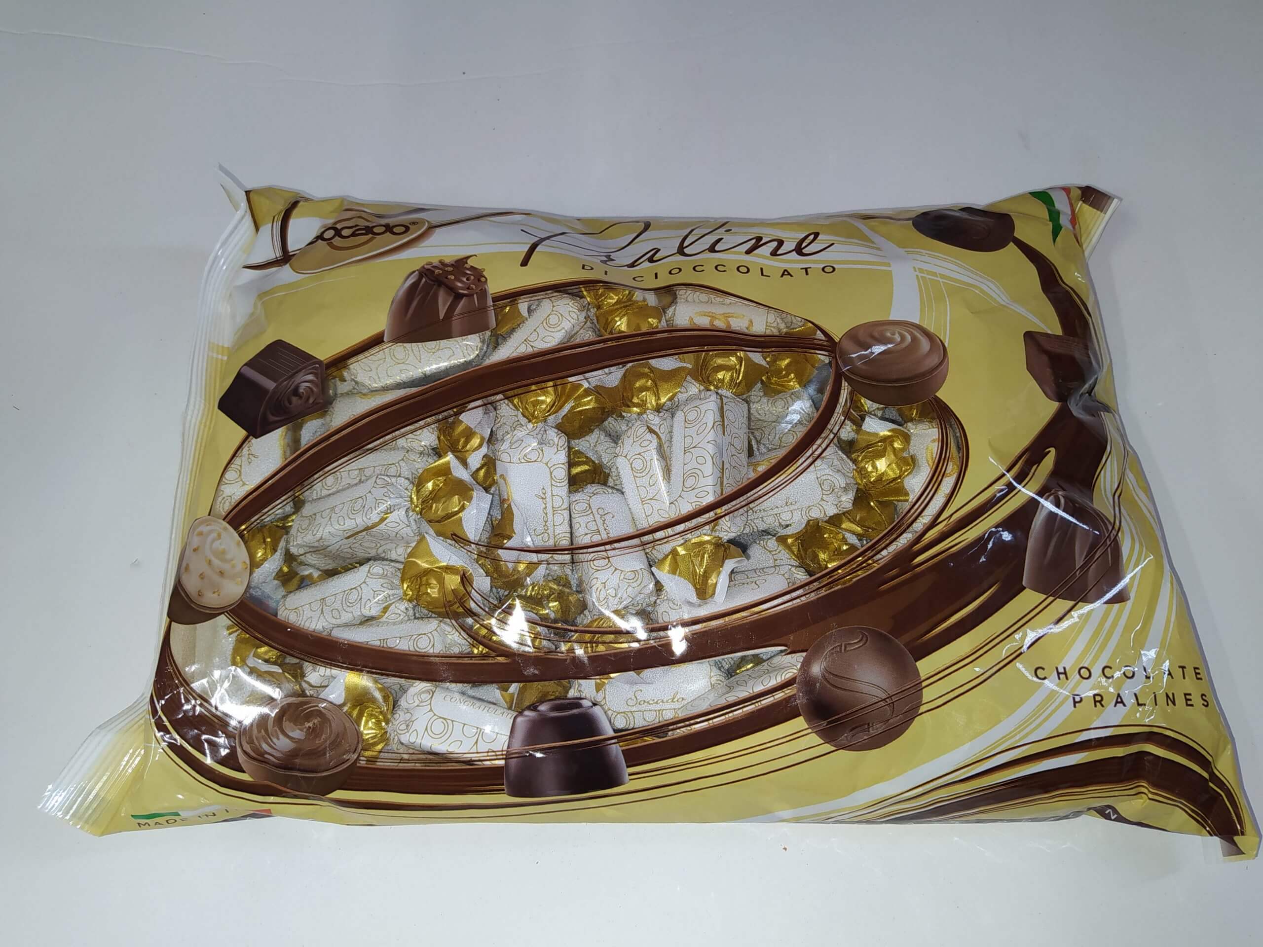 פרלינים שוקולד איטלקי חלב הדפס טבעות חתן כלה 1 ק”ג סוקדו