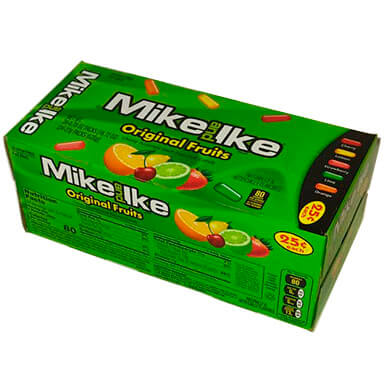 מייק אנד אייק מארז 24 יחידות של 22 גרם קופסאות פירות אורגינל ירוק